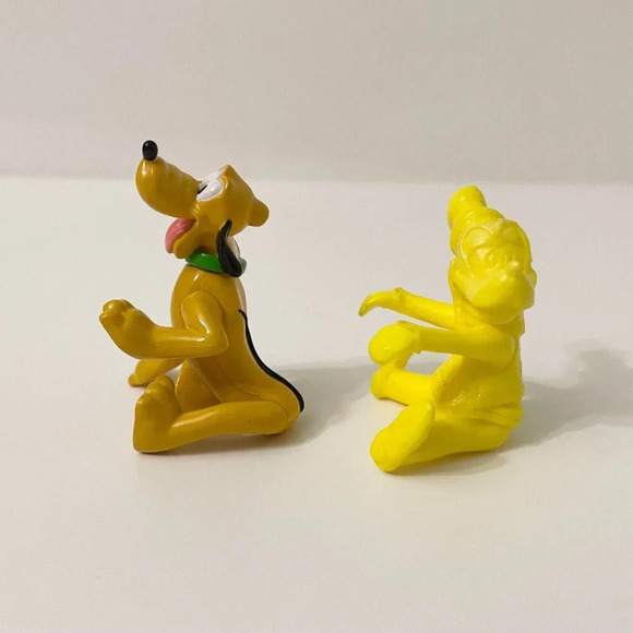 Vintage Disney Figures Lot of 6 Goofy and Pluto Toys - Picture 3 of 16